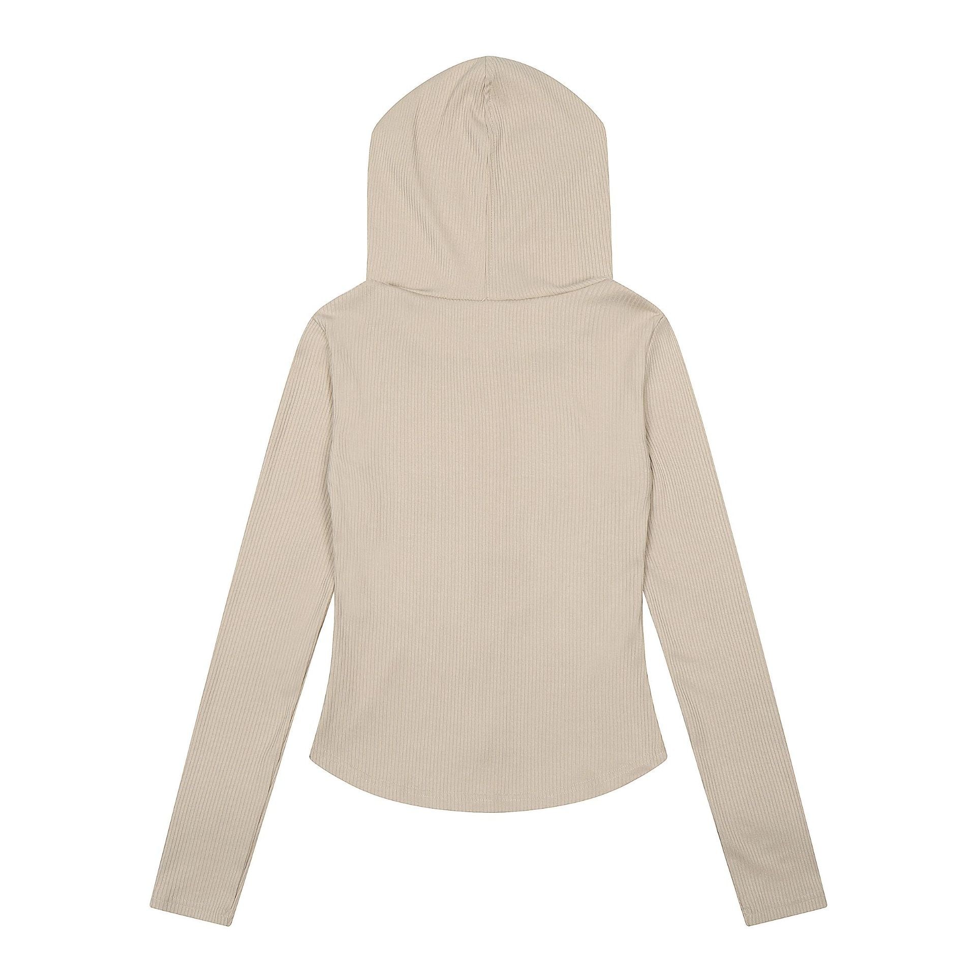 Studs Cross Slim Zip Hoodie MW10360