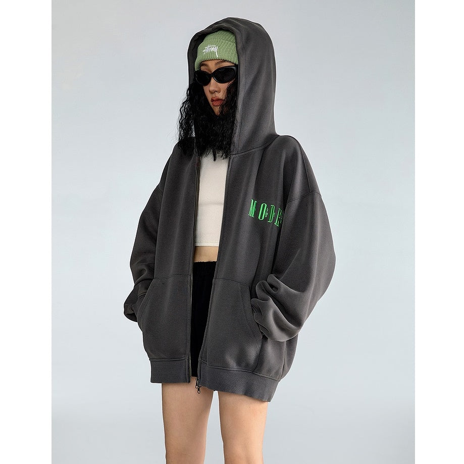 Heavyweight Graphic Logo OverSize Hooded Parka MW9321