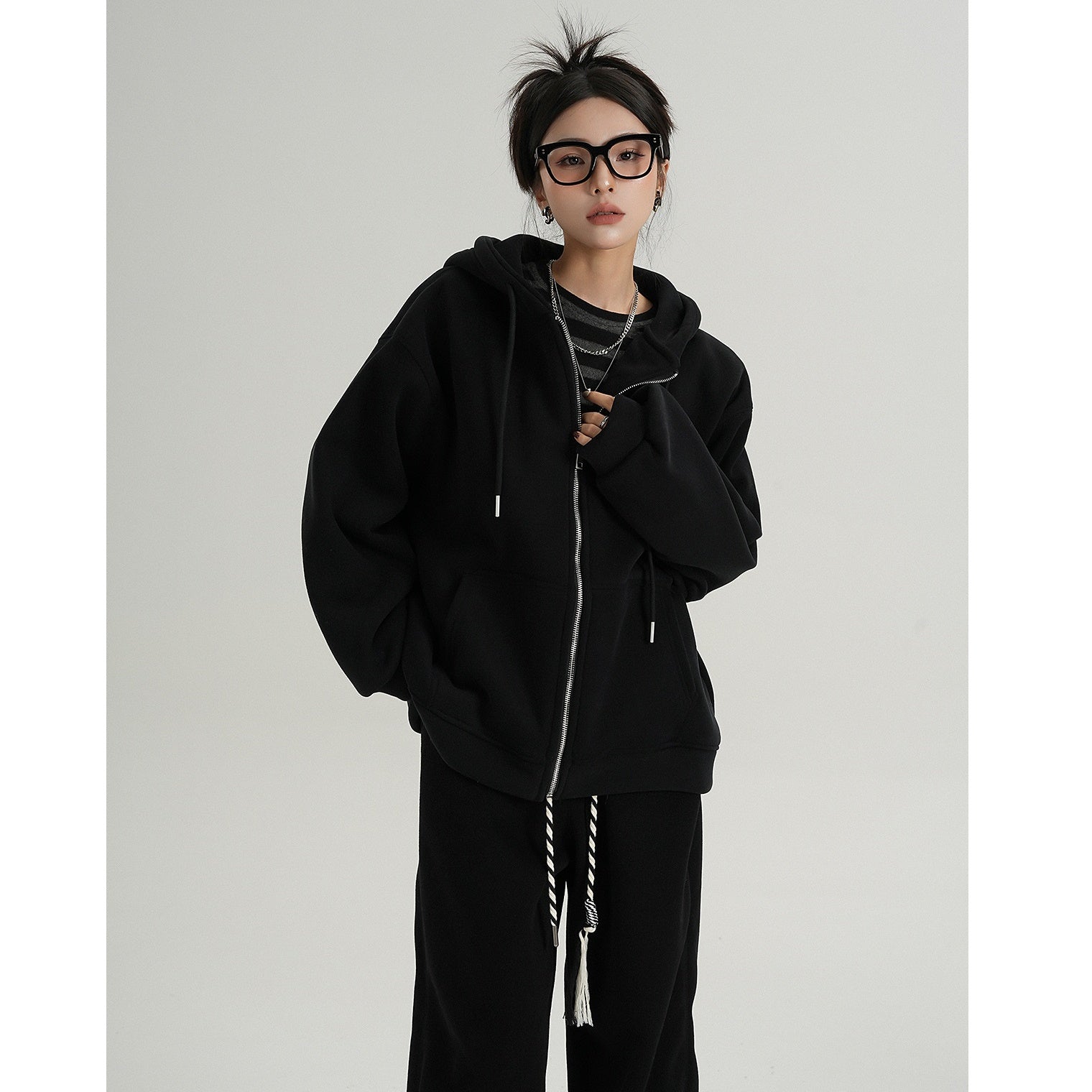 ZIP-Up Hooded Sweat Jacket MW9761