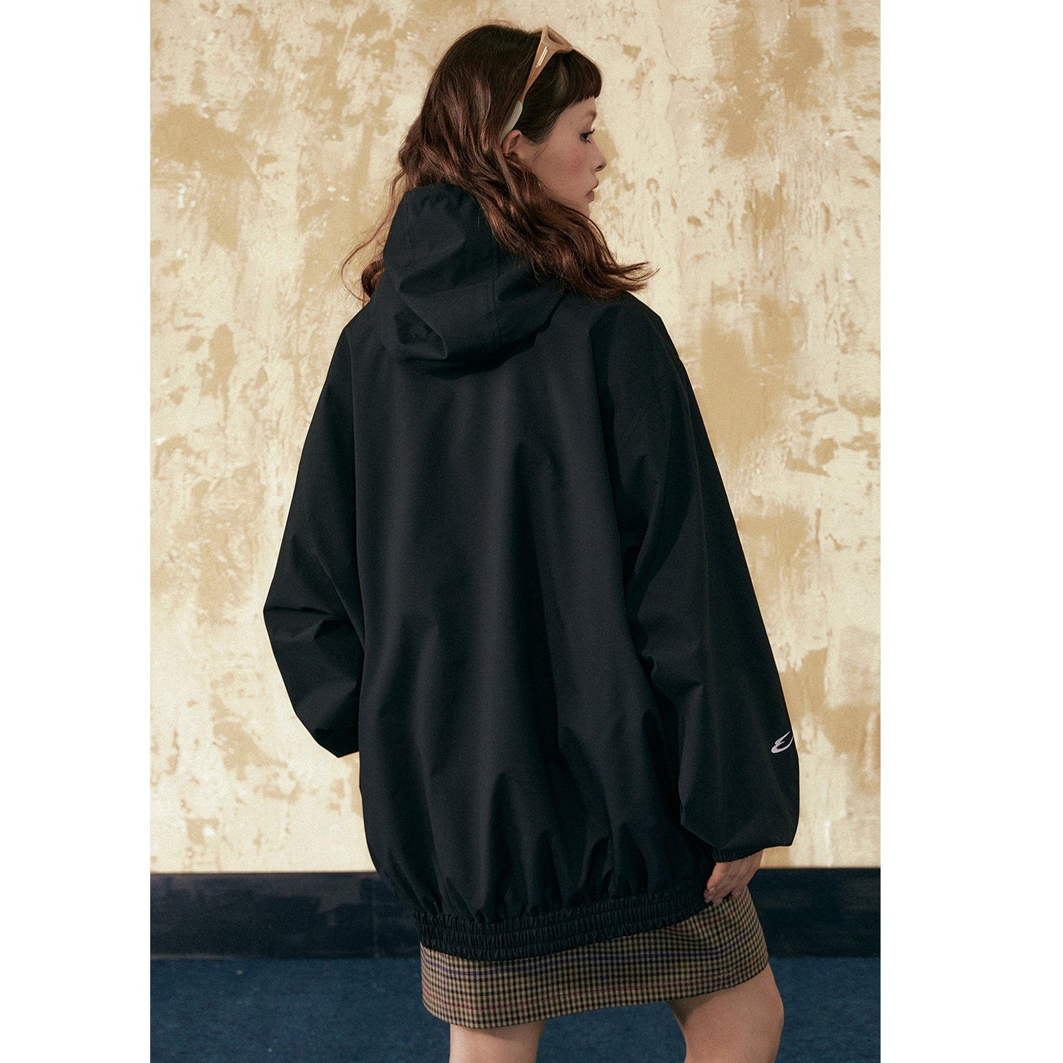 loose mountain three-proof hooded jacket EZ098