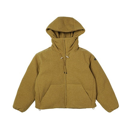 High Neck Hooded Short Drawstring Down Jacket EZ183