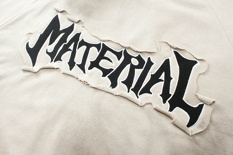 distressed embroidered oversize sweat HG7005