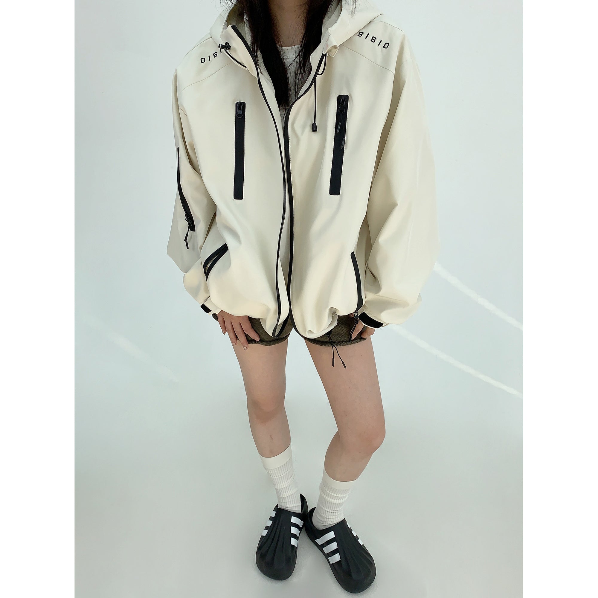 Zipper Hooded Mountain Jacket MW9844