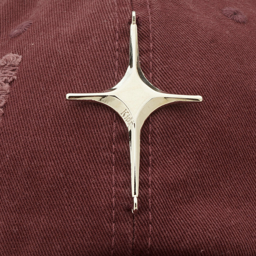 Ripped Cross Star Metal Cap MW10109