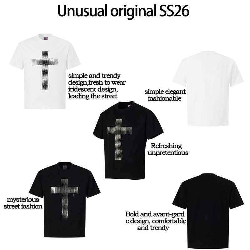 スタッズクロスTシャツ MW10408