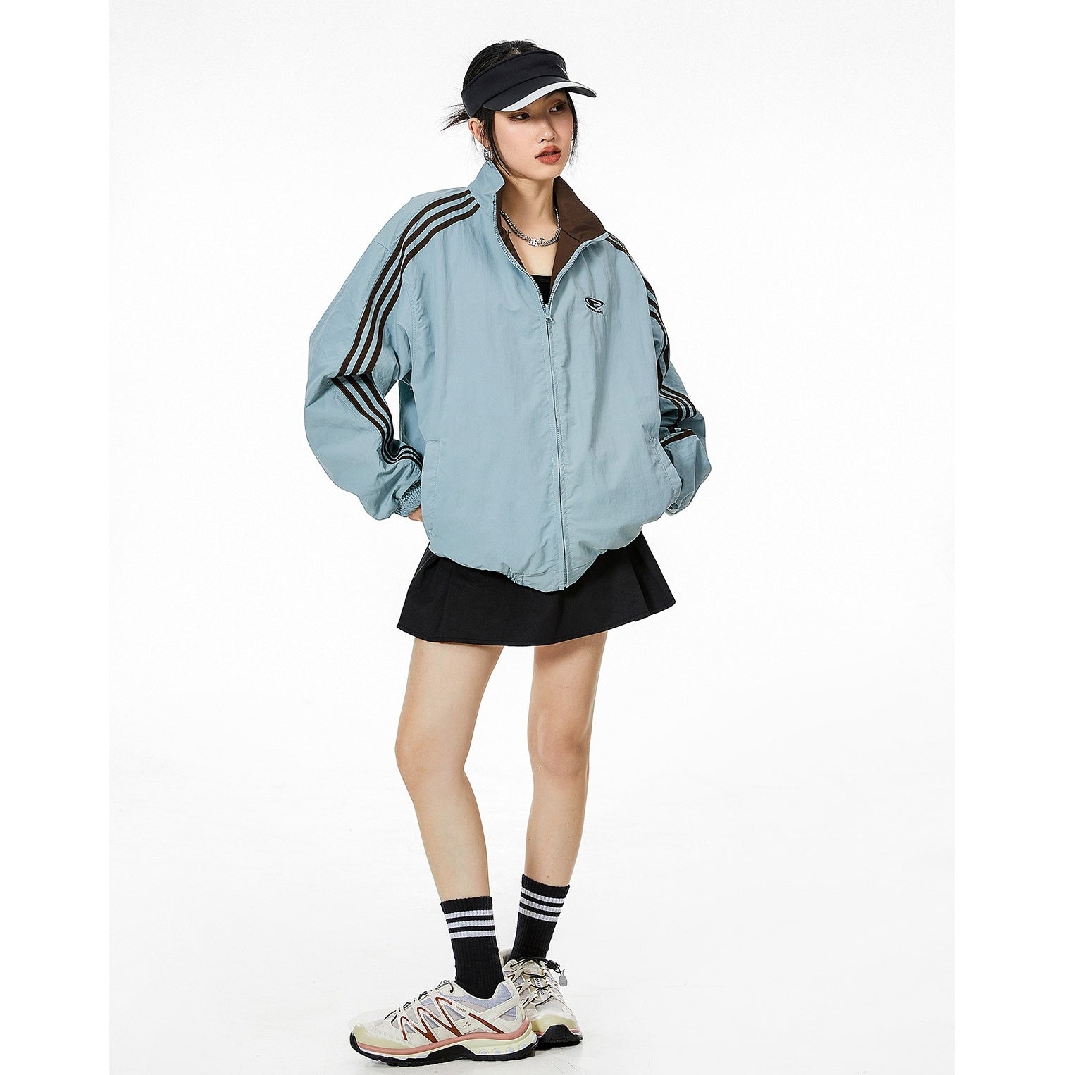 Three-Bar Reversible Track Jacket IC9009