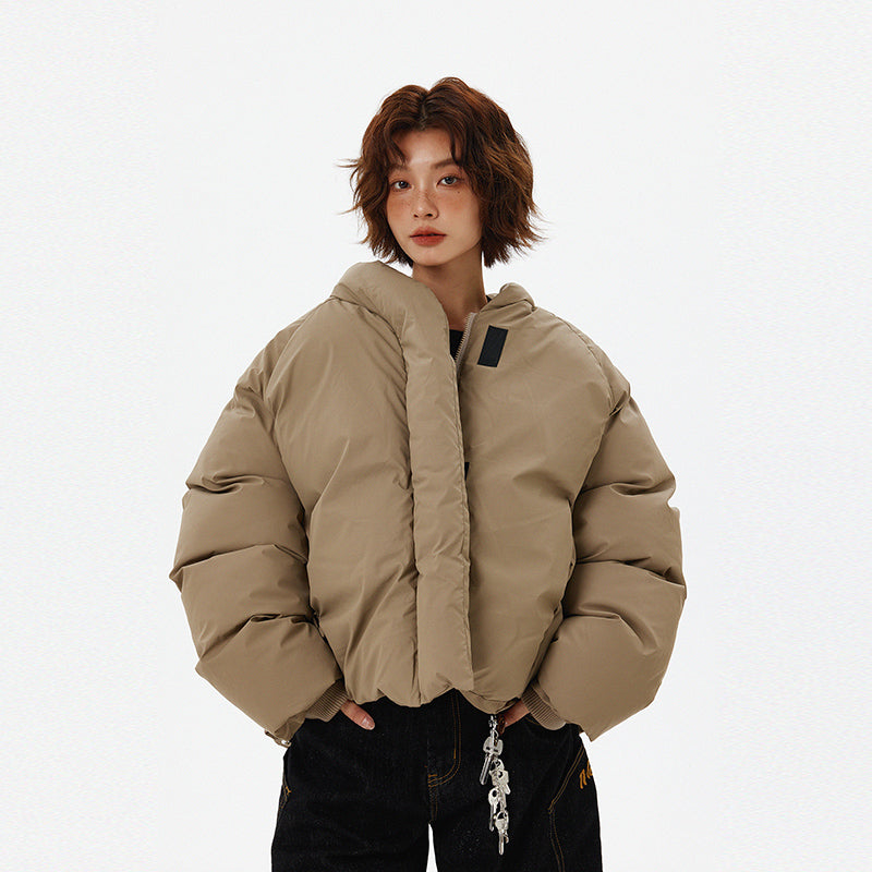 Shawl Collar Short Padded Jacket MW9719