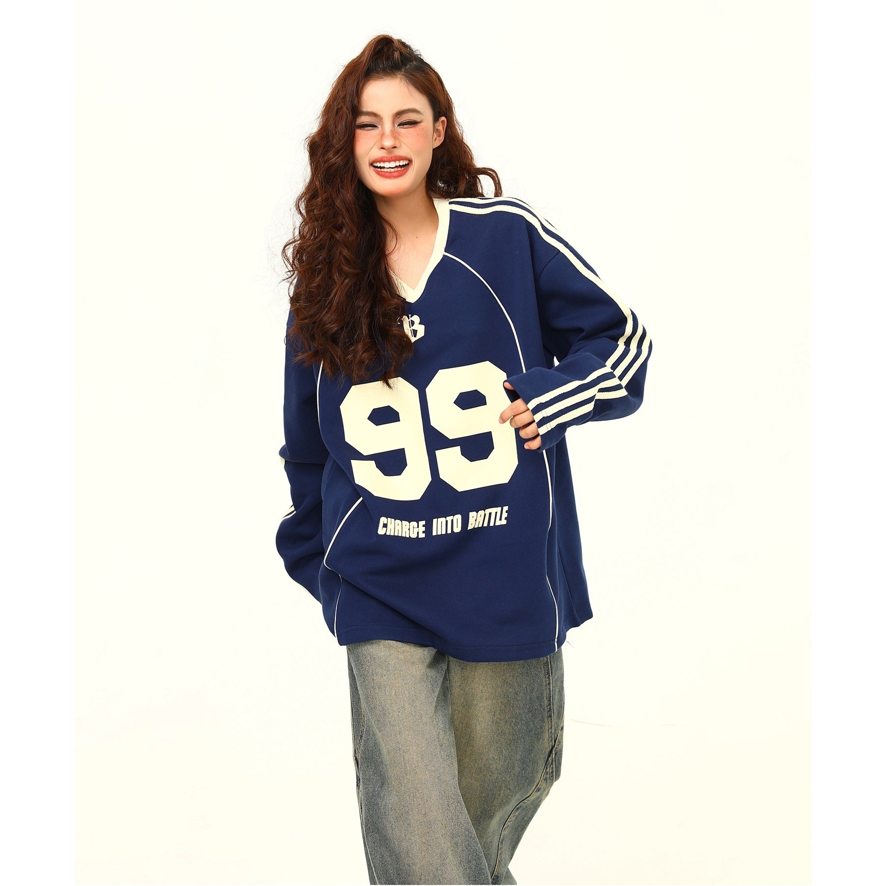 Retro Sports Letter Sweat MW9383