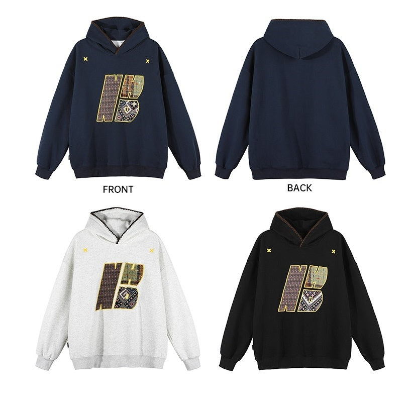 AppliquÉ Embroidered Hoodie BT7052