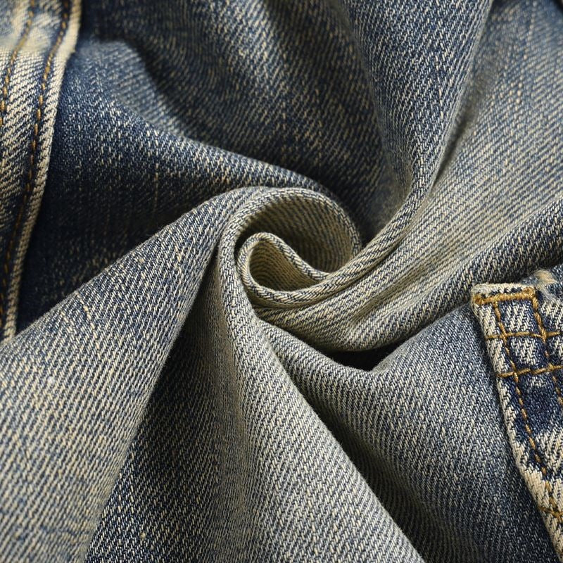 Deconstruction Split Heavy Wash Cargo Jeans MW10061