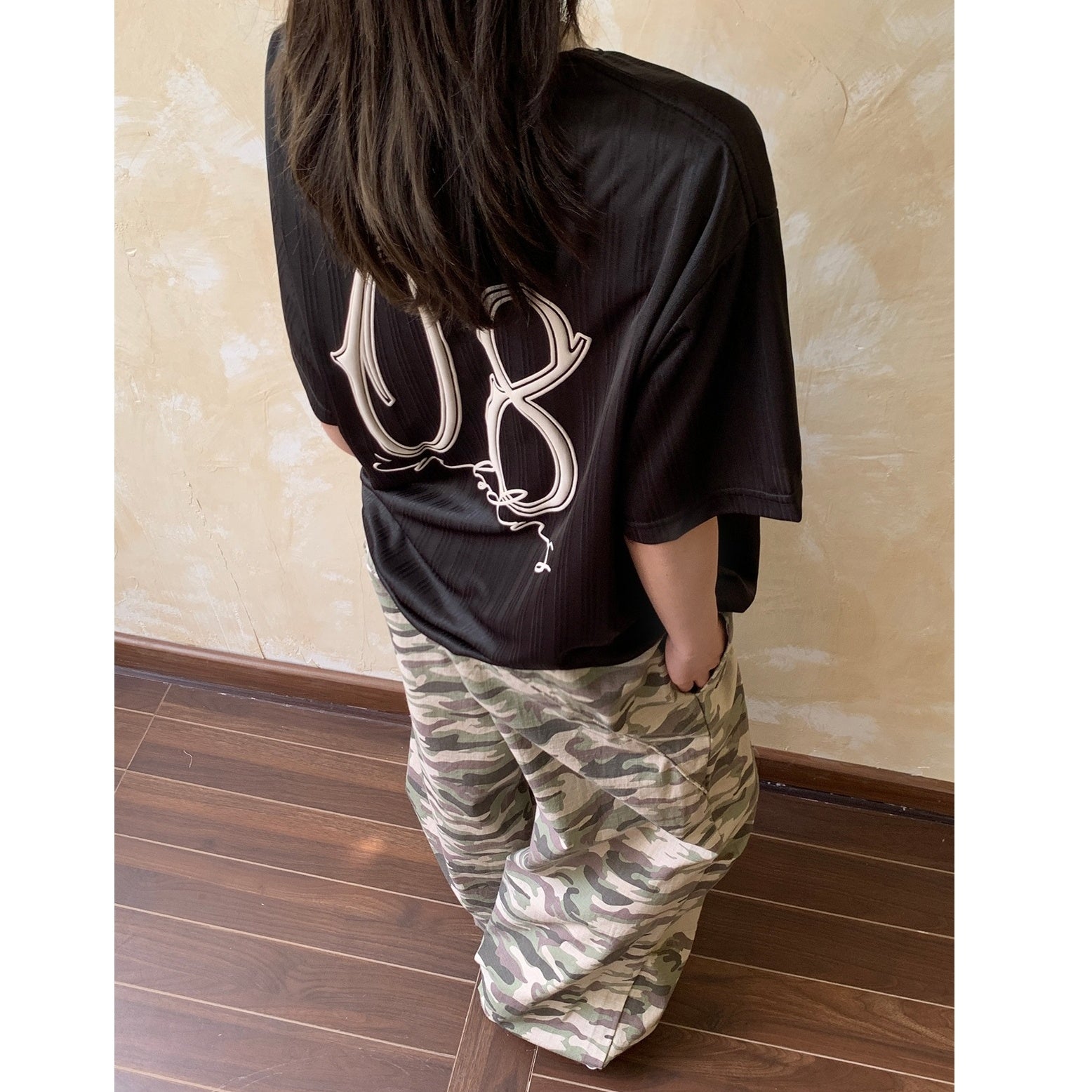 Ringer Neck Satin Sporty T-Shirt AP7012