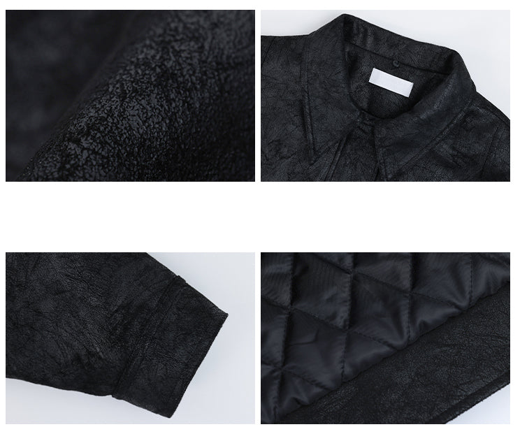 black padded jacket AC7034 