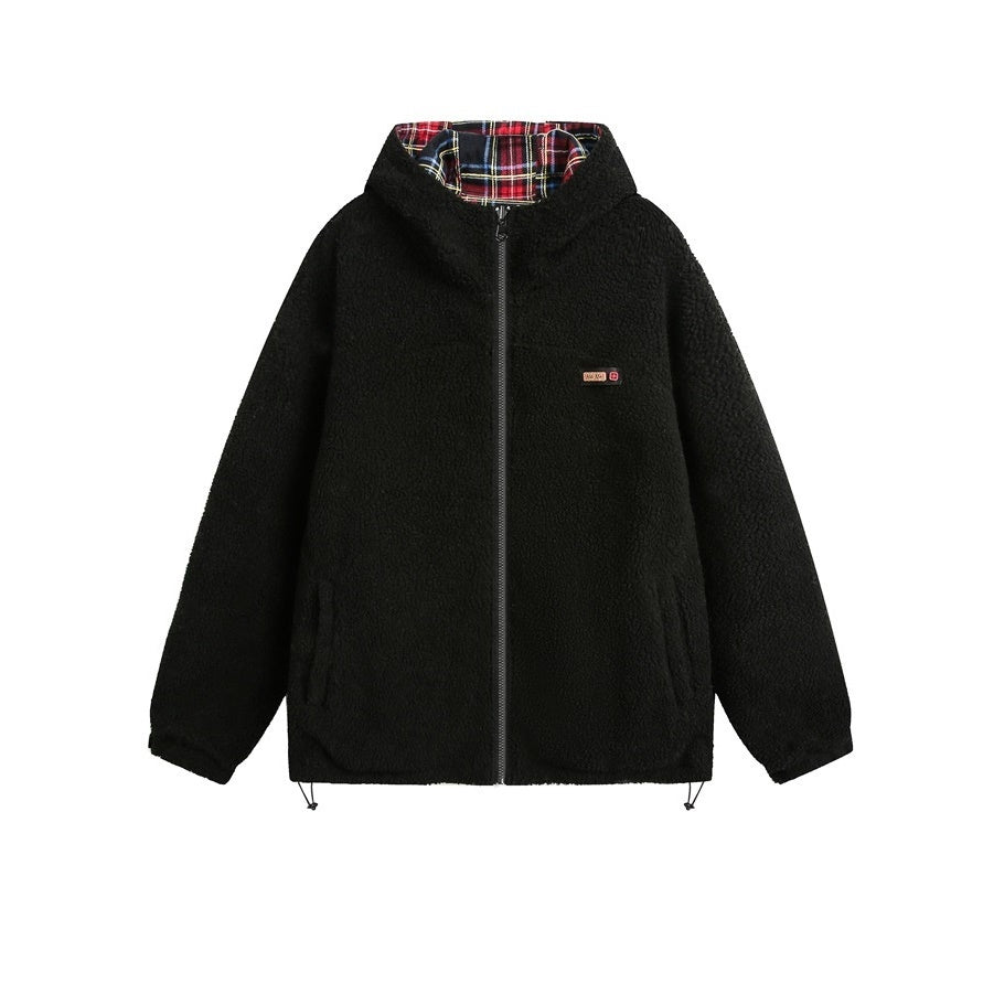 Reversible Tartancheck ZIP-Up Hooded Jacket SP7001