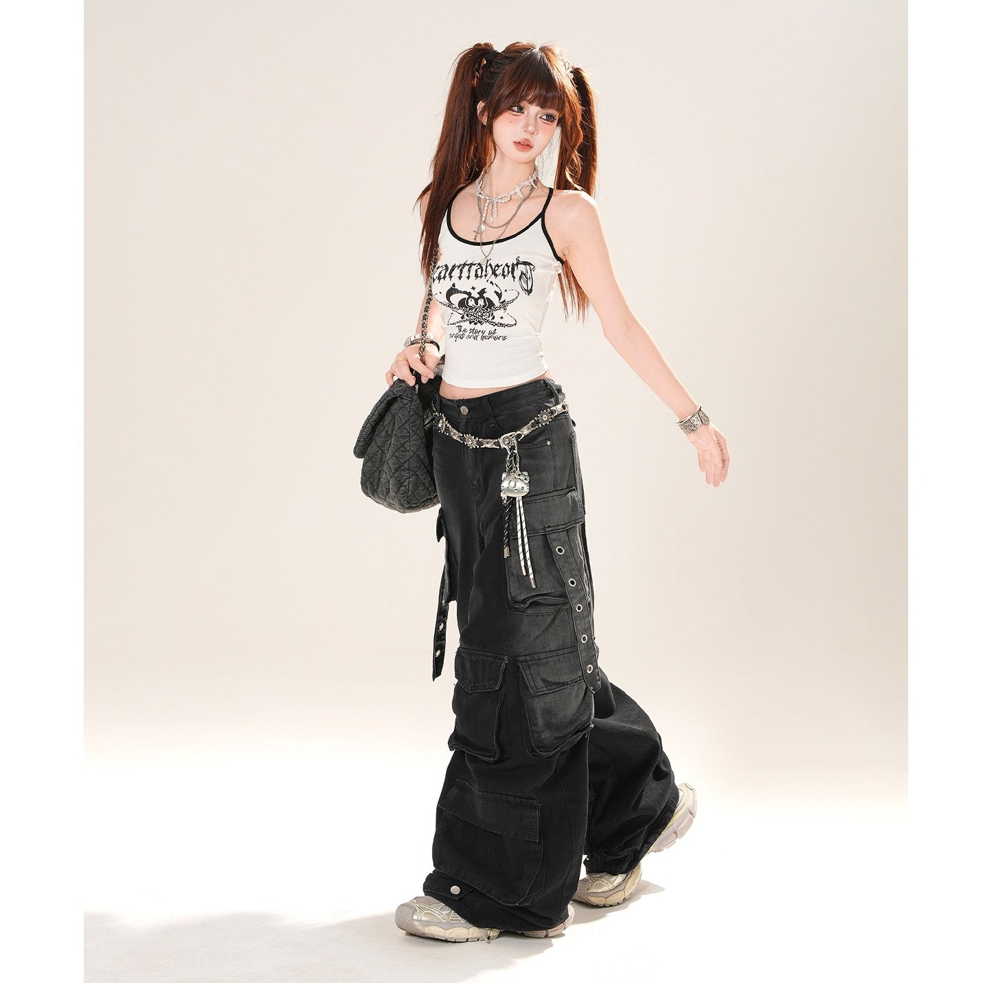 Love Heart Rate Cropped Camisole KK2062