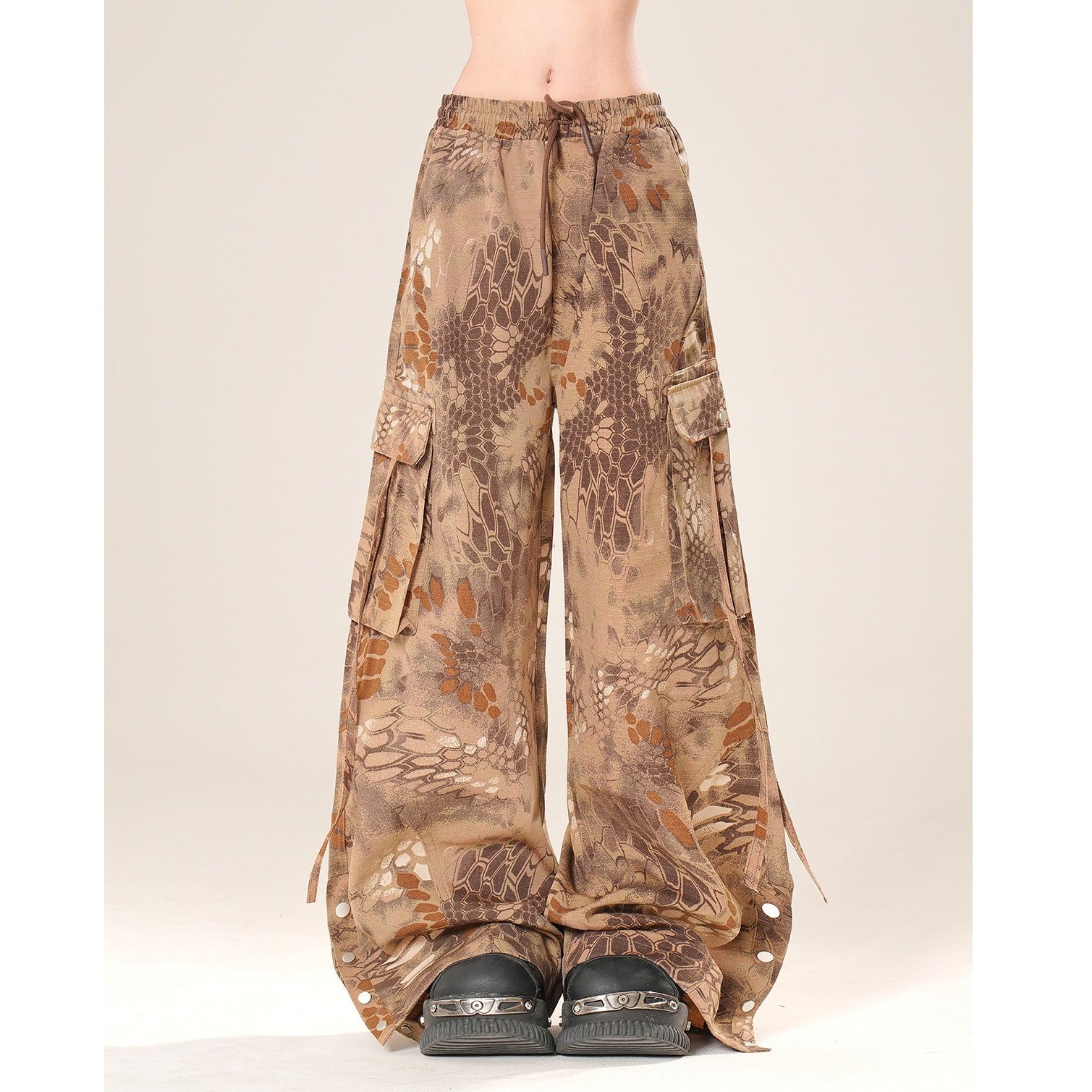 Loose Bf Lazy Style Wide-leg Pants KK2043
