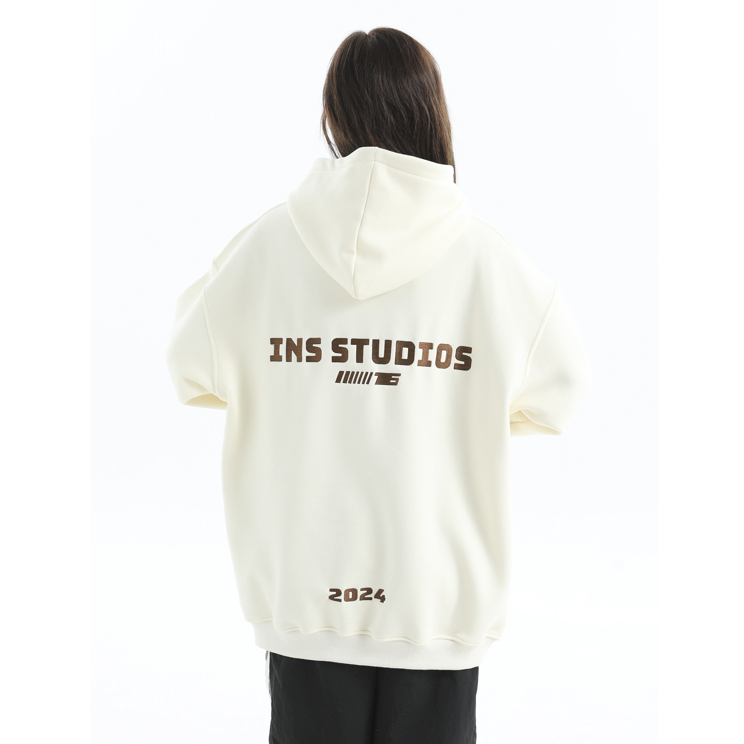 Embroidered LOGO OverSize Hoodie IN7011