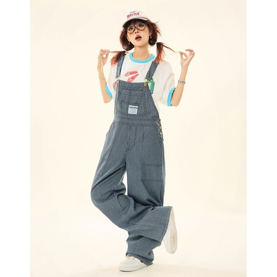 Hickory Striped Loose Straight Overall MW9213