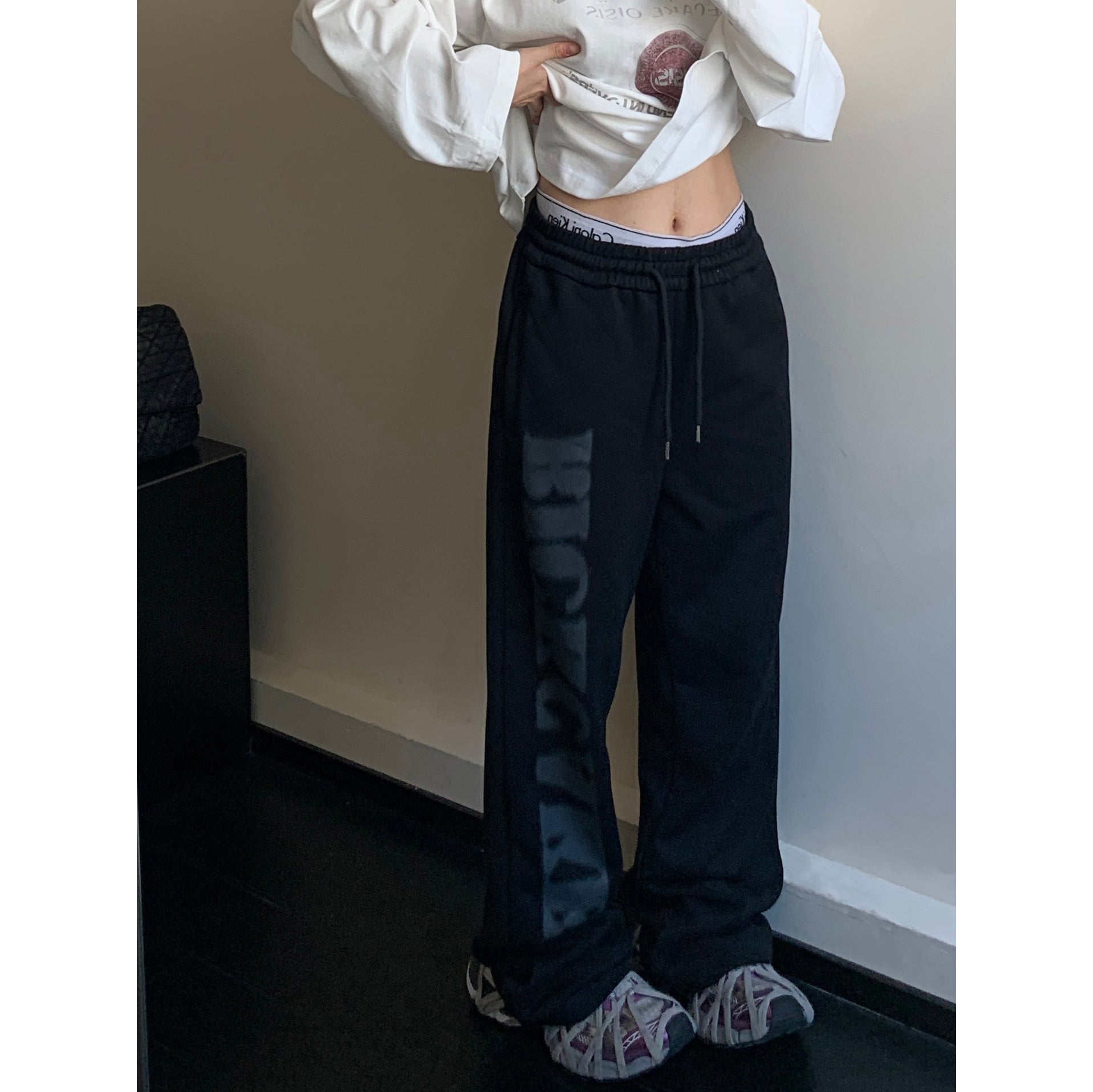 Big Logo Print Sweat Pants MW9773