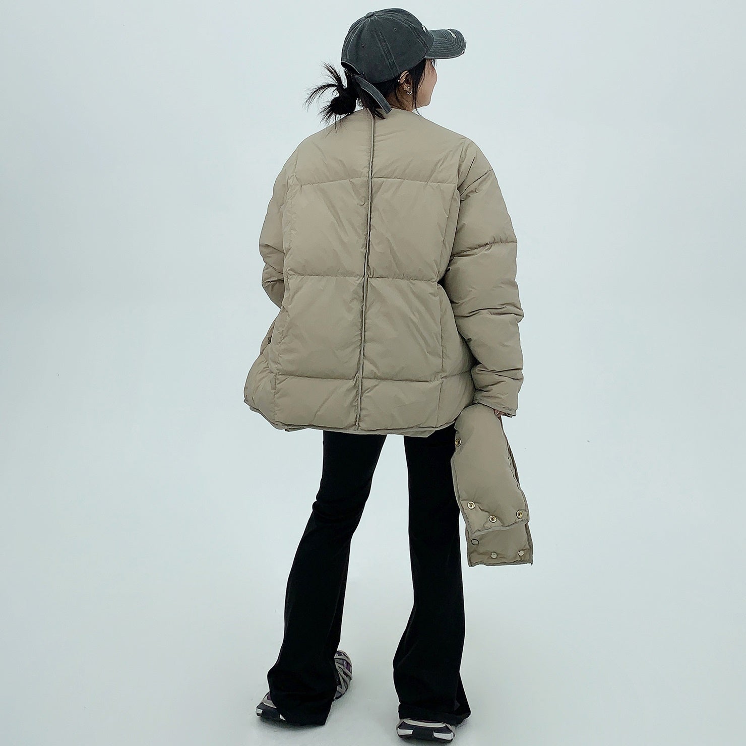 Lightweight High Neck Down Jacket MW9689