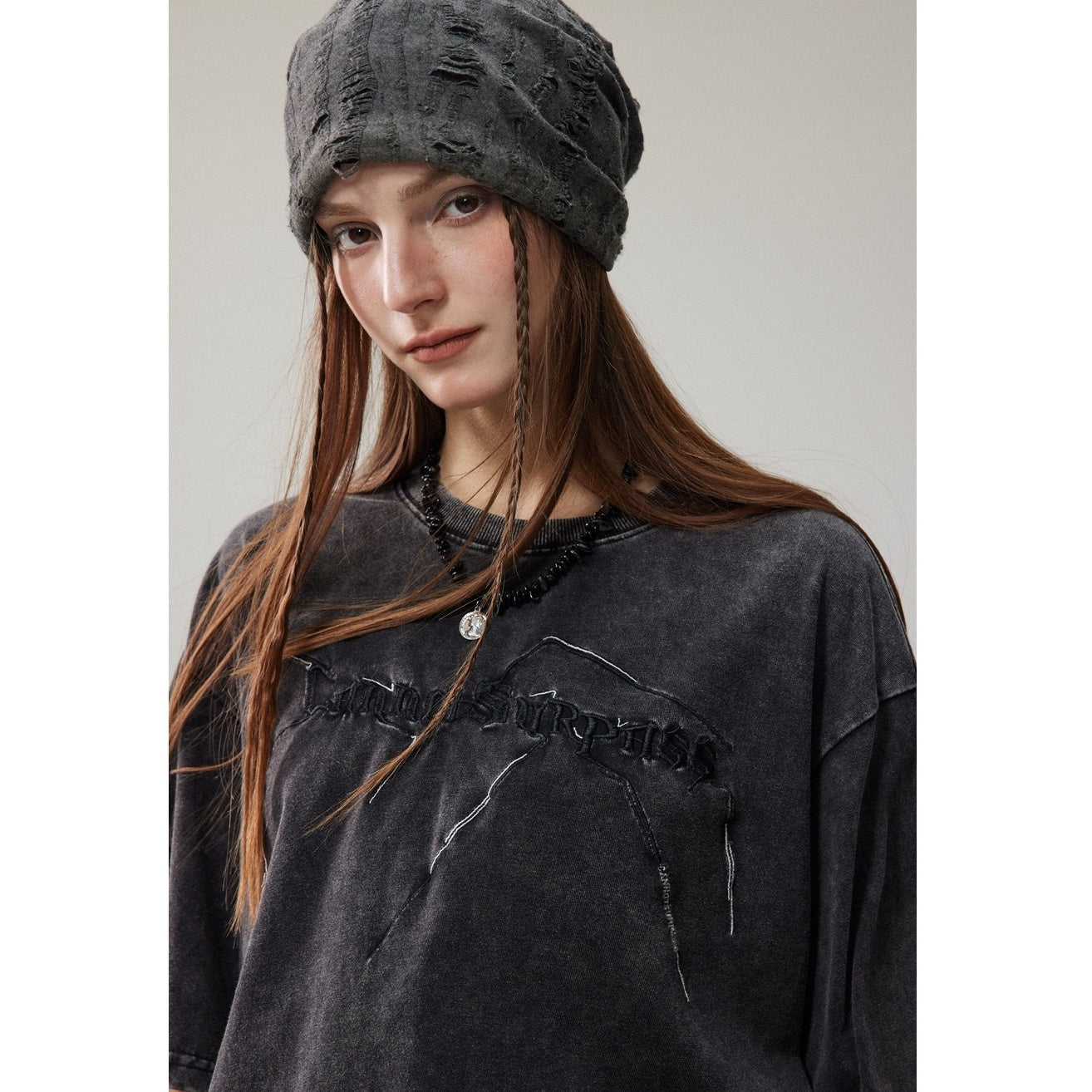 Tie-dye Loose Casual Print T-shirt MW10103