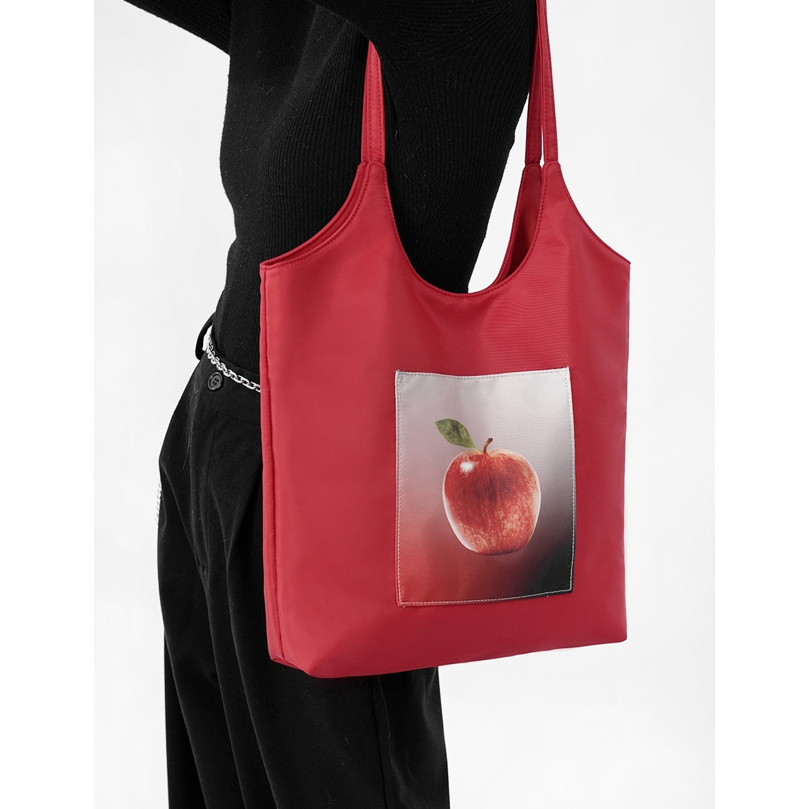 Fruit Print Casual Shoulder Tote Bag BA025