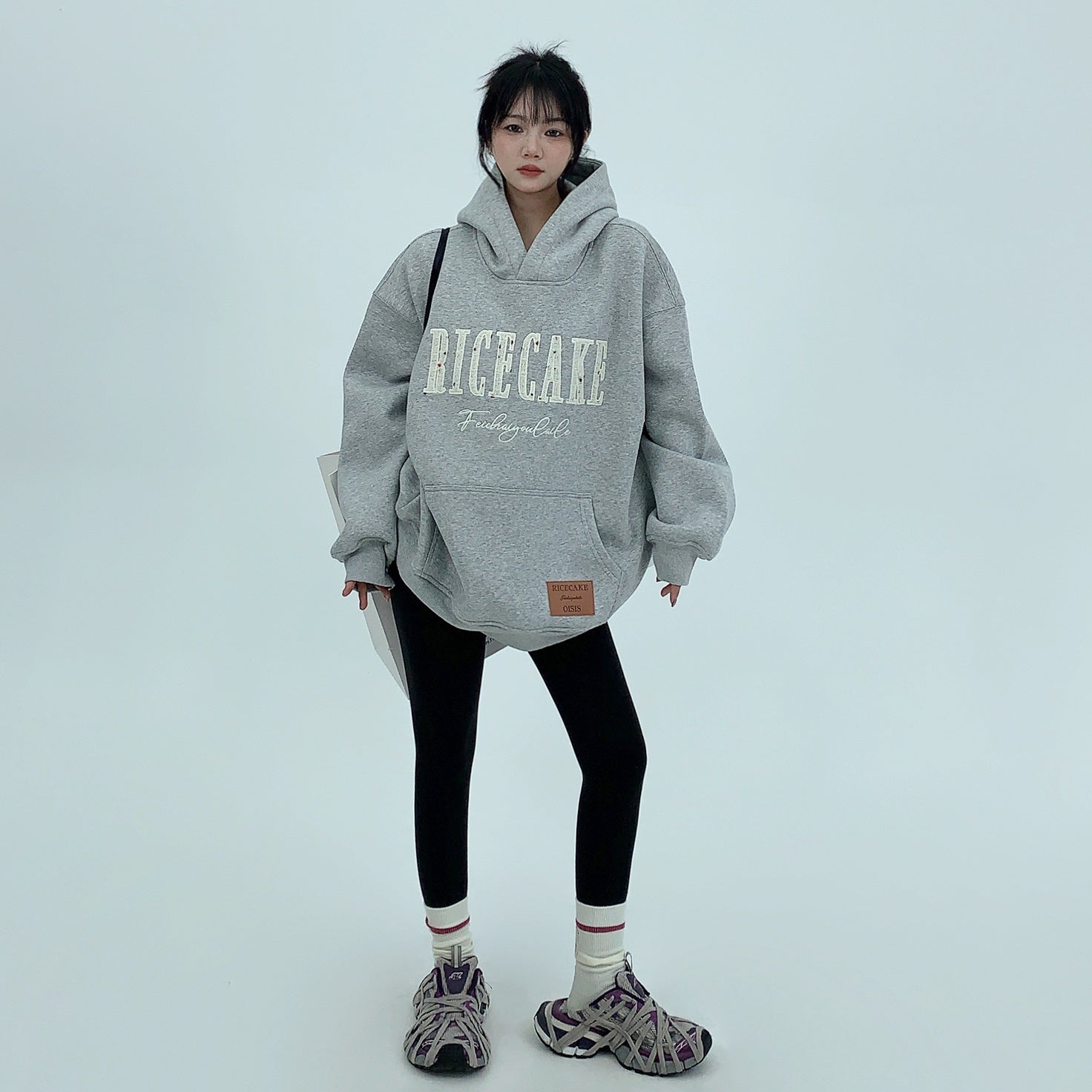 Tweed Touch Logo Embroidery Hoodie MW9652