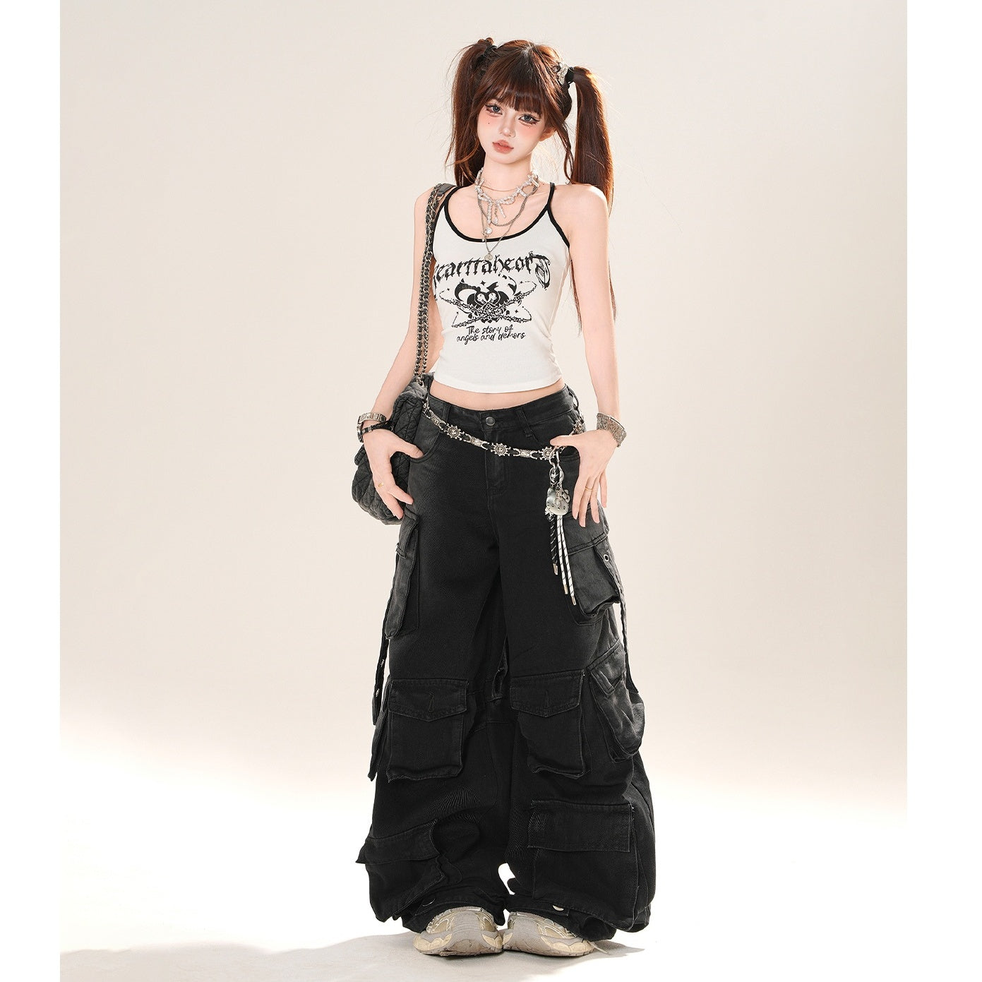 Love Heart Rate Cropped Camisole KK2062