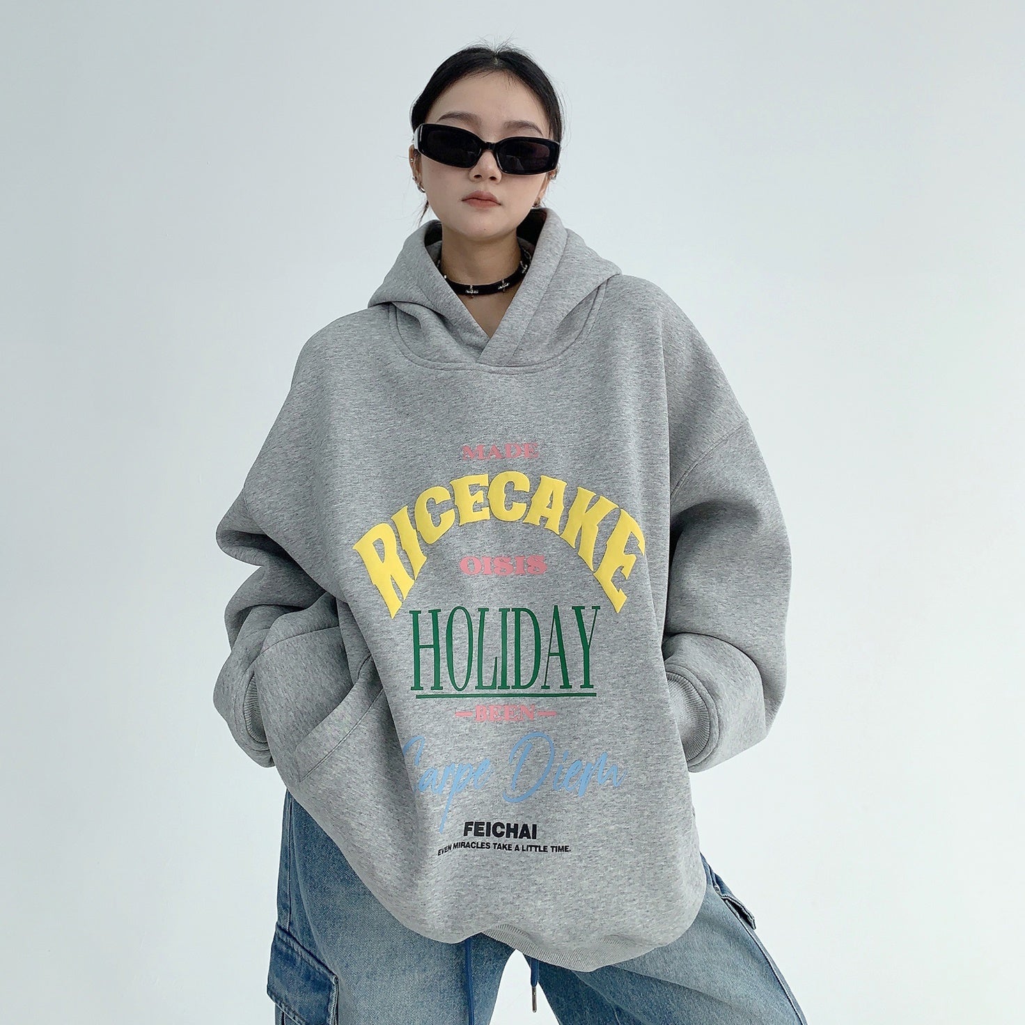 Blockbuster Foam Printed Hoodie MW9555