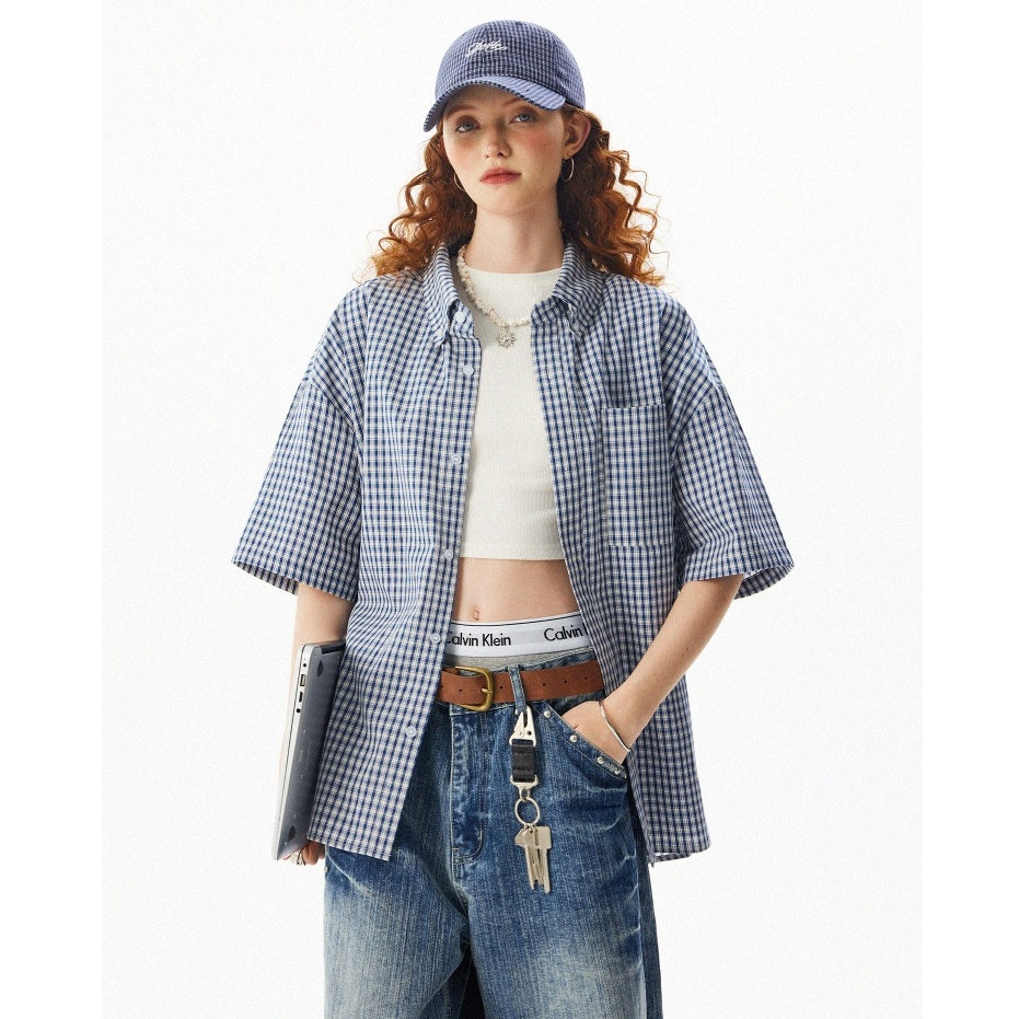 Boys Like Casual Plaid Shirt MW10089
