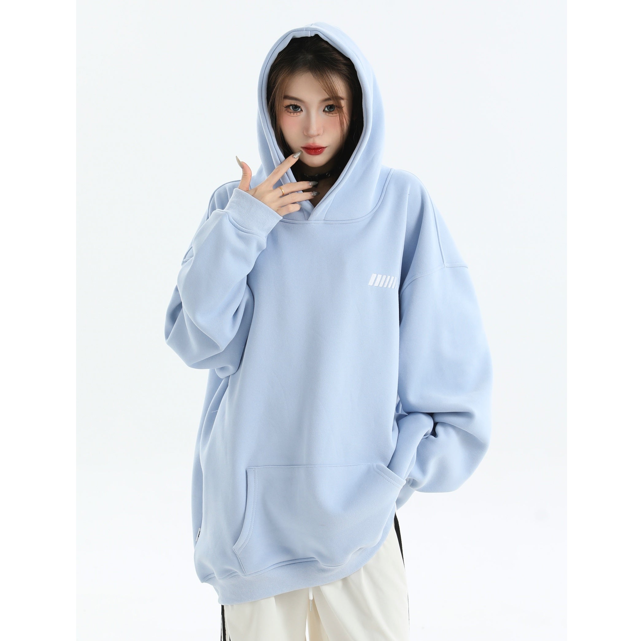 Embroidered LOGO OverSize Hoodie IN7011