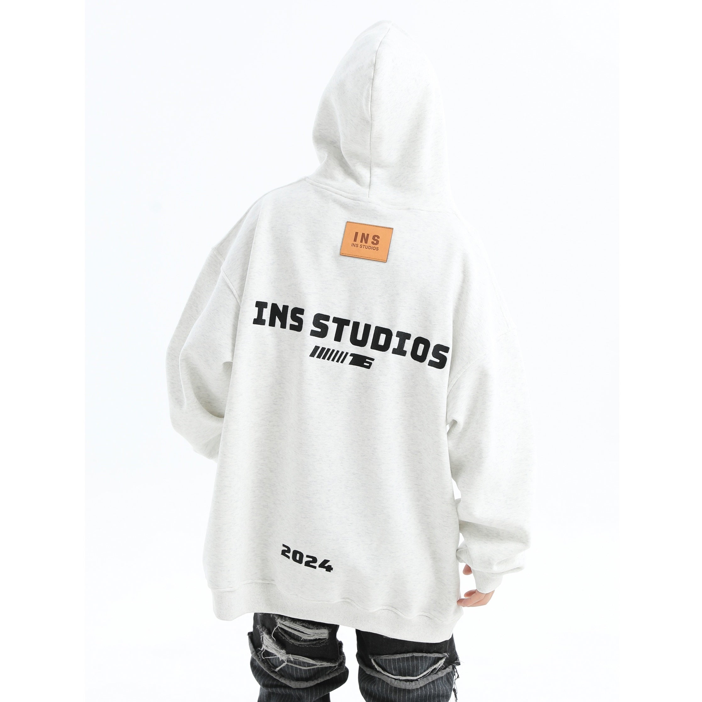 Embroidered LOGO OverSize Hoodie IN7011