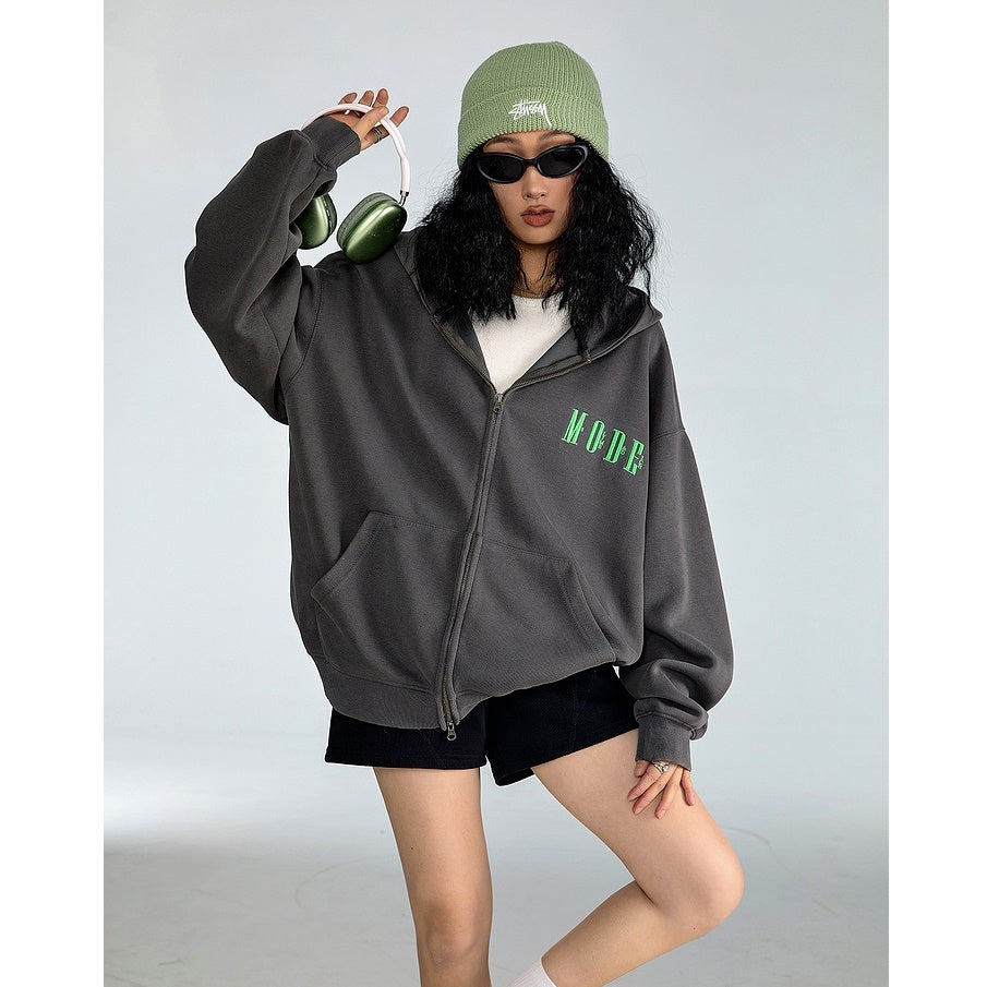 Heavyweight Graphic Logo OverSize Hooded Parka MW9321