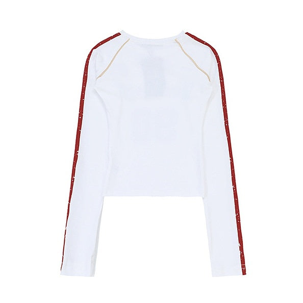 Number Logo Slim Long Sleeve T-shirt MW10106