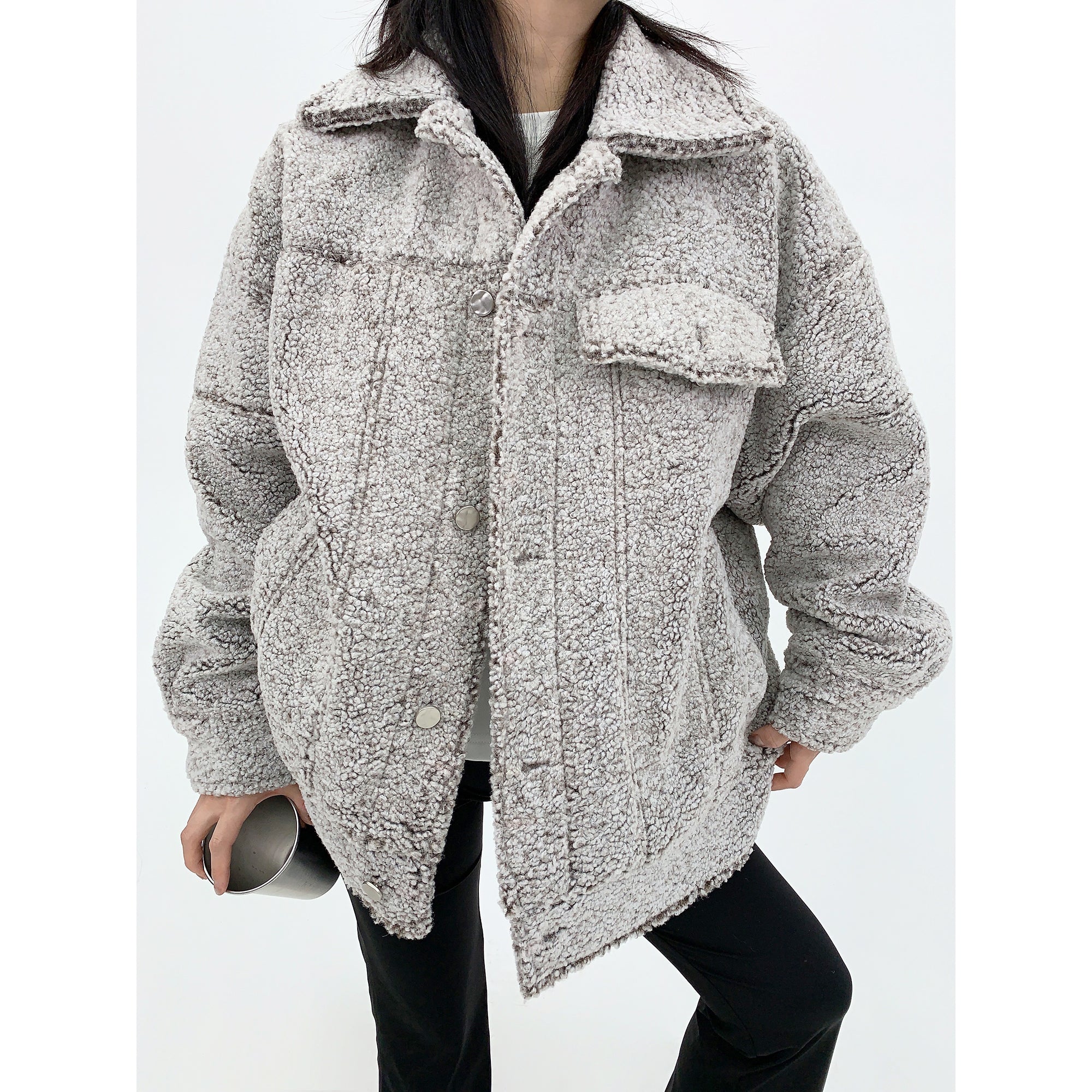 Thickened Boa OverSize Work Jacket MW9692