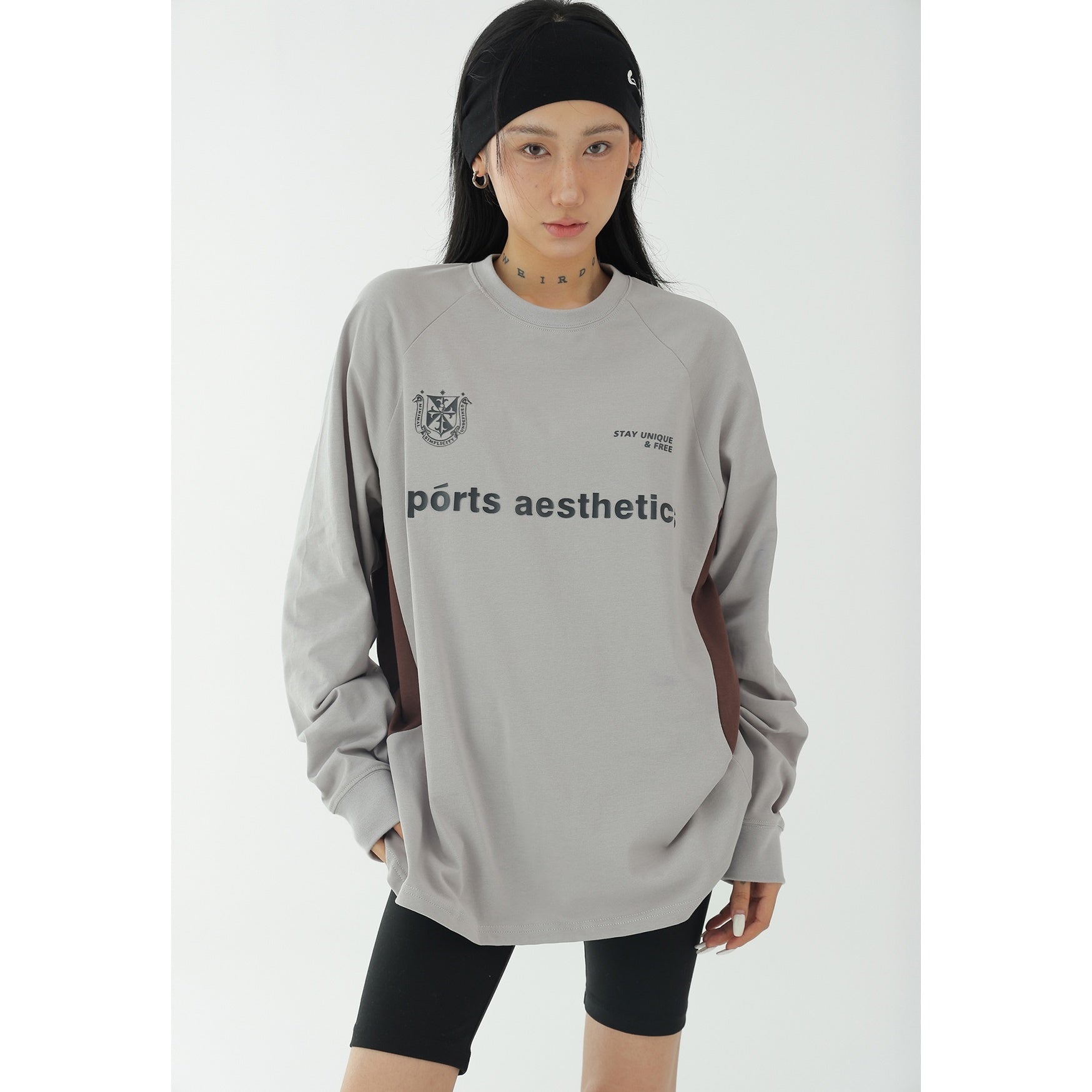 Patchwork Long Sleeve T-Shirt AC7067