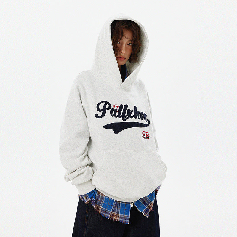 Letter Flocking Hoodie MW9721