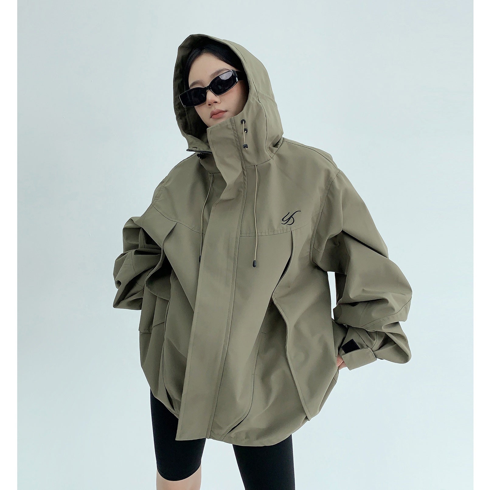 OverSize ZIP-Up Hooded Jacket MW9450