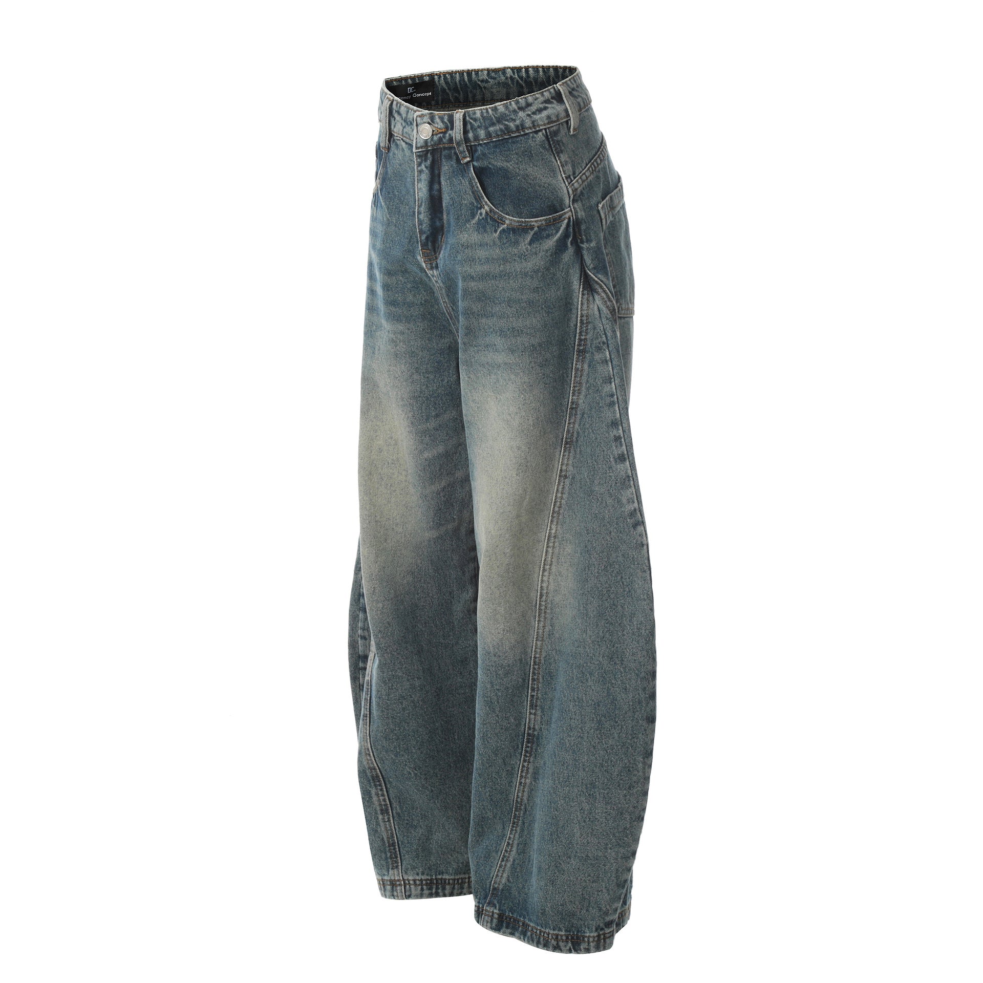 Retro Washed Wide Curve Jeans MW10362