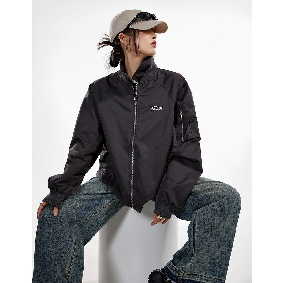 Work Style Loose  ZIP-Up Jacket MW9328