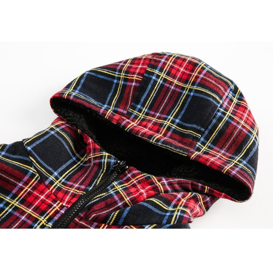 Reversible Tartancheck ZIP-Up Hooded Jacket SP7001