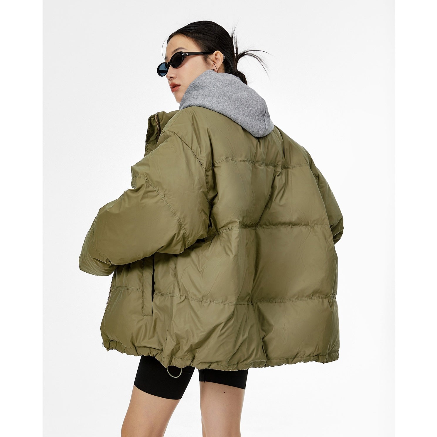 Stand Collar Light Down Jacket MW9664