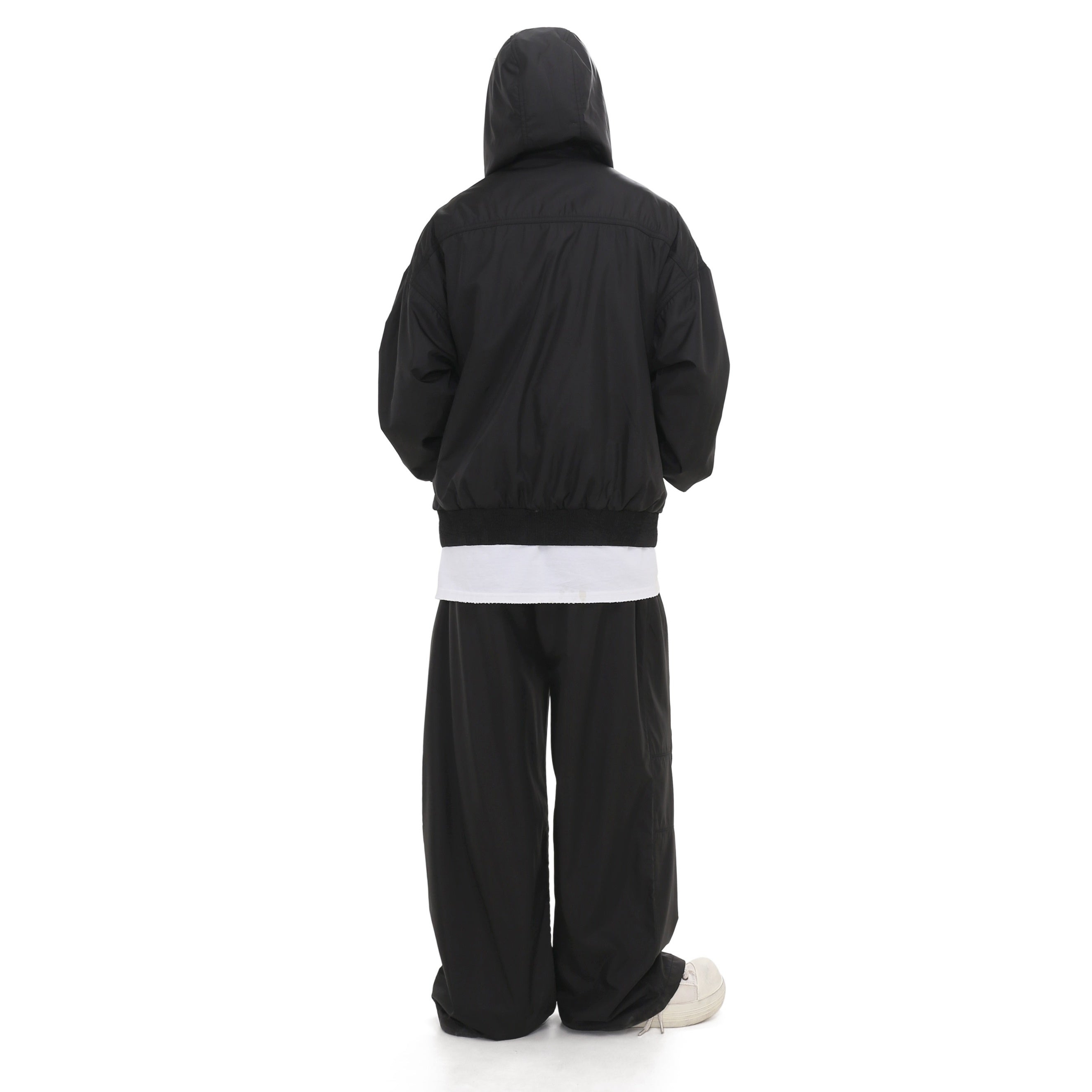 【上下別売り】Double Zip Hooded Jacket & Loose Casual Sport Pants GB7012