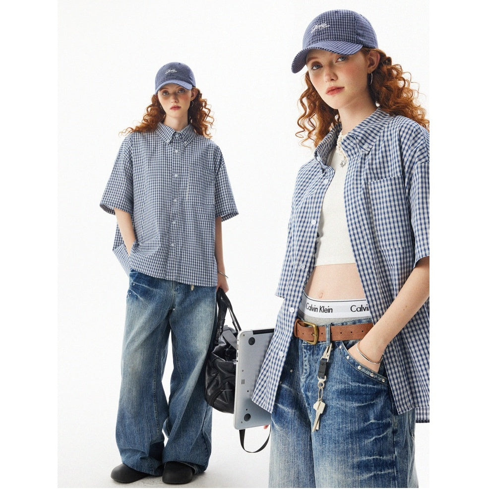 Boys Like Casual Plaid Shirt MW10089