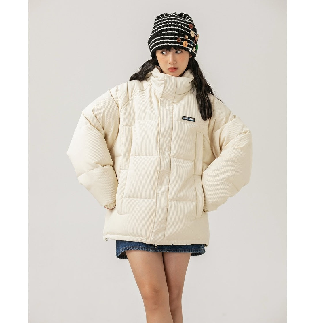 Lib Design Hooded Down Jacket MW9584