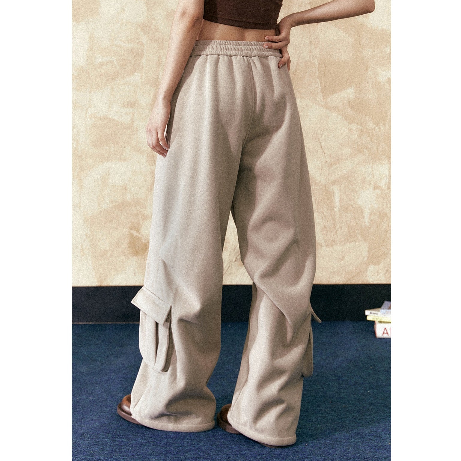 Loose Sports Style Cargo Sweat Pants EZ192