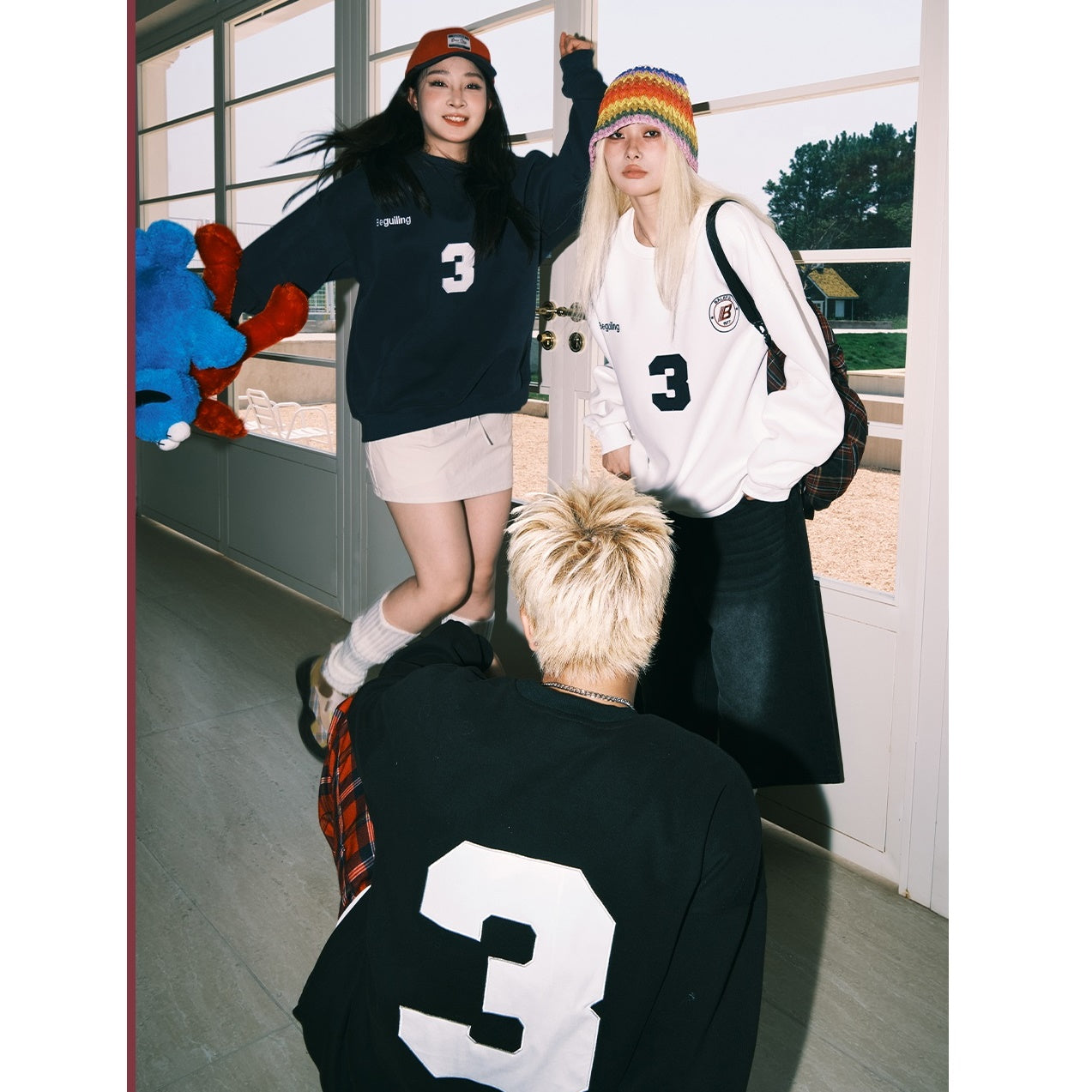 Number Printed Crew Neck Sweat MW9421