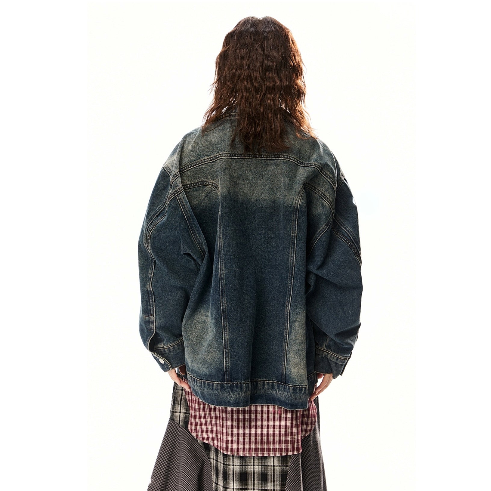 Vintage Wash Loose Denim Jacket EZ241