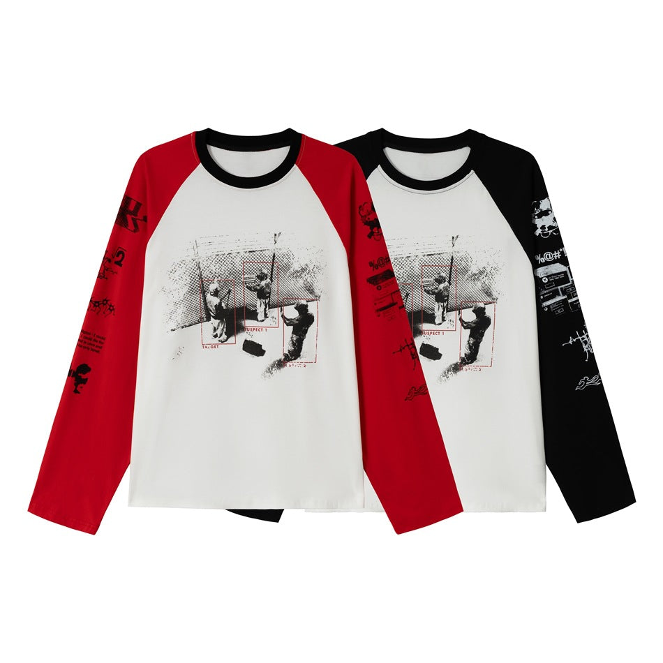 Print Ralan Sleeve Long T-Shirt MW10324