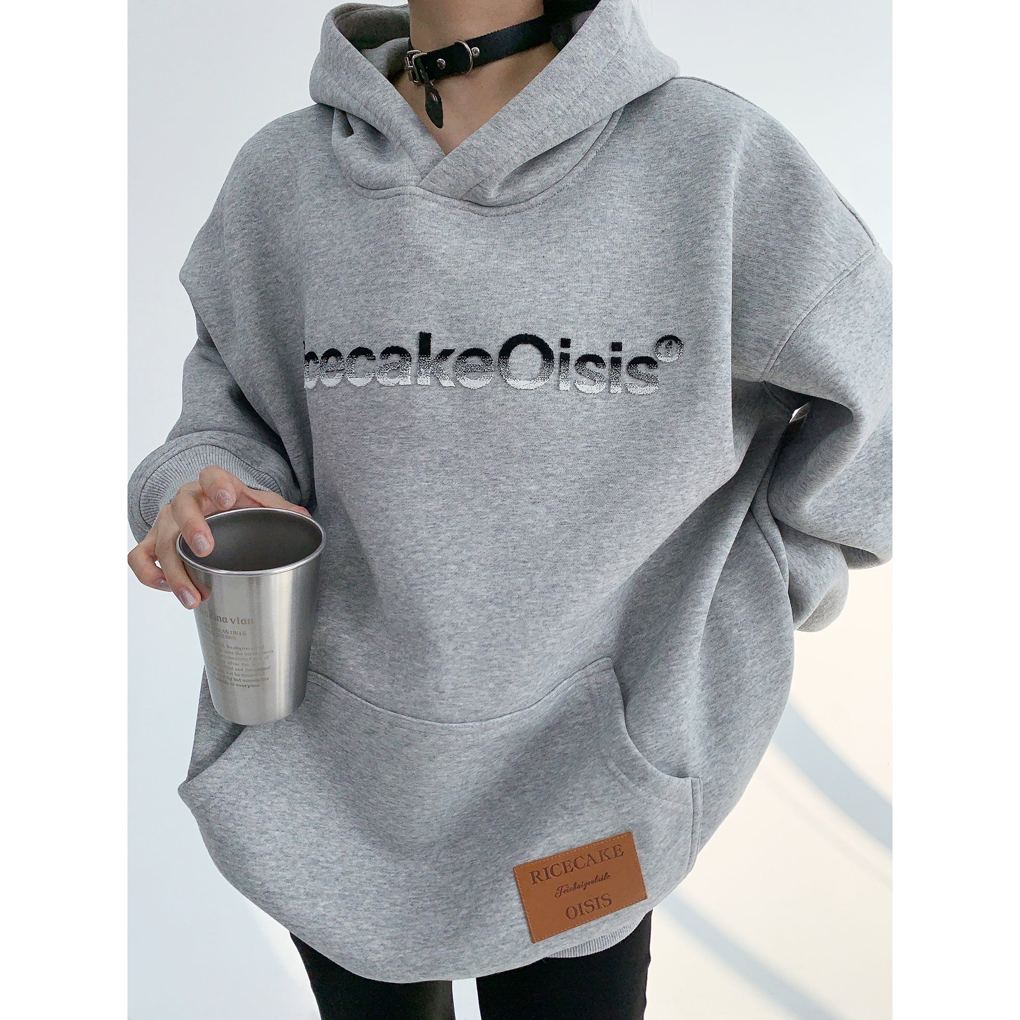 Toothbrush Embroidered Hoodie MW9643