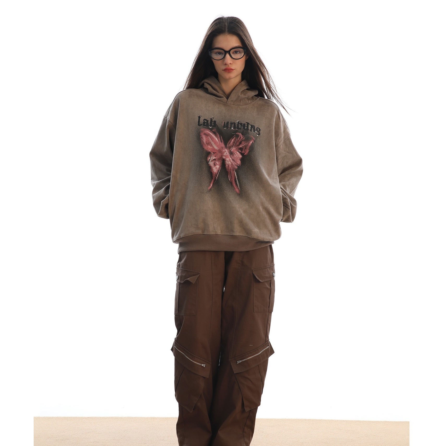 Butterfly Graffiti Dirty Hoodie MW9620